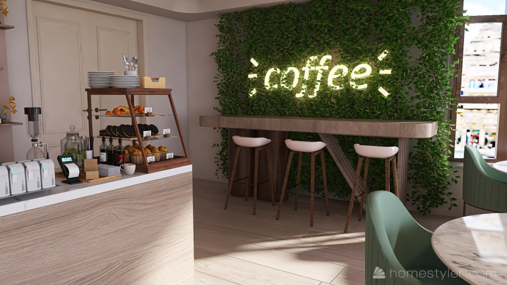 cake shop 3d design renderings
