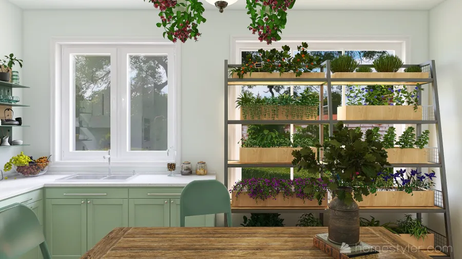 #StPatrickContest  - green house 3d design renderings