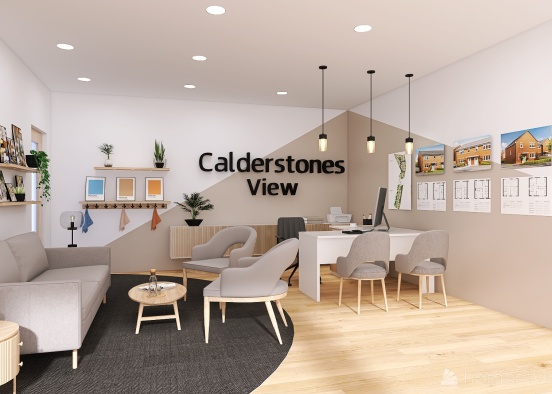 Calderstone View Sales Office Design Rendering