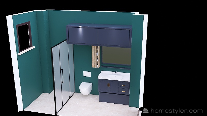 metrelik banyo 2 3d design renderings