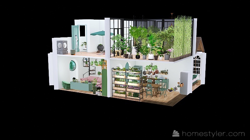 #StPatrickContest  - green house 3d design picture 124.53