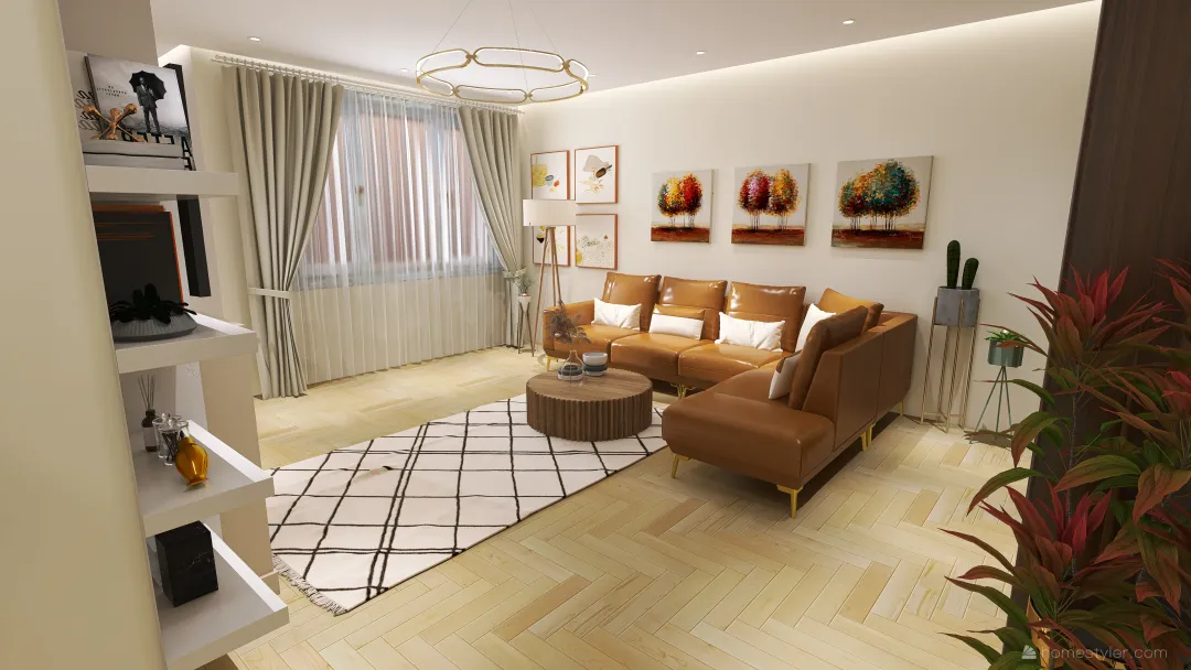 Family Apartment 3d design renderings
