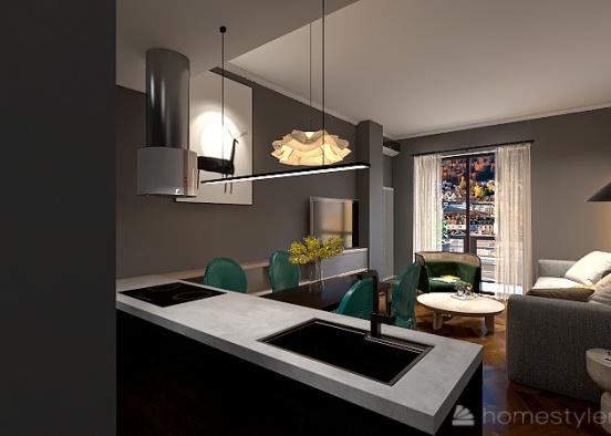Zandukeli apartment Design Rendering