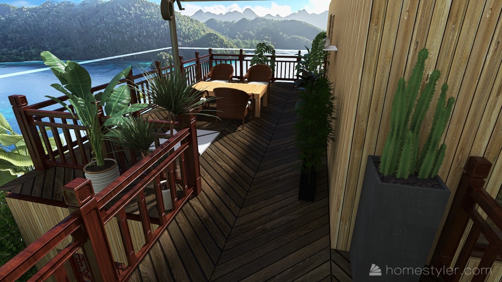 Lake 3d design renderings