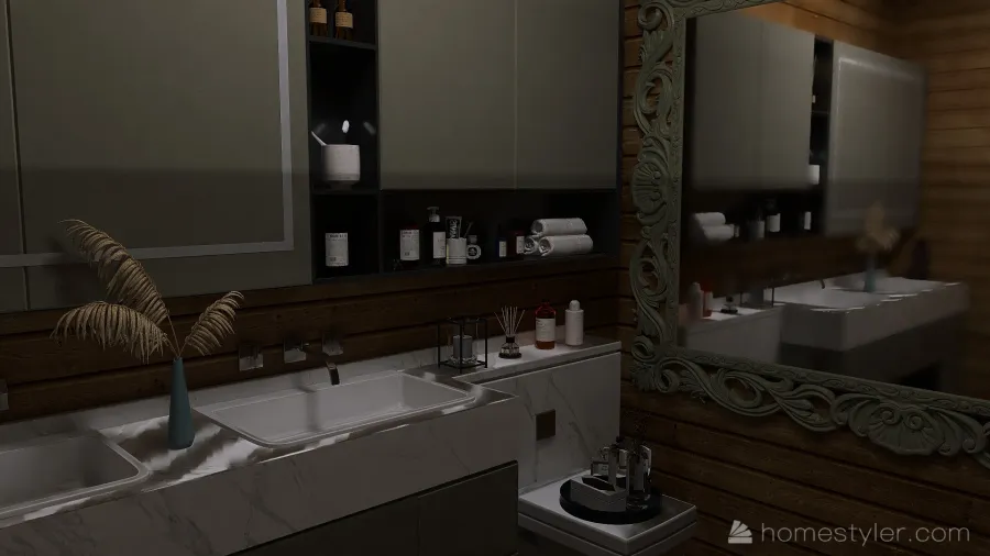 Female Bathroom 3d design renderings