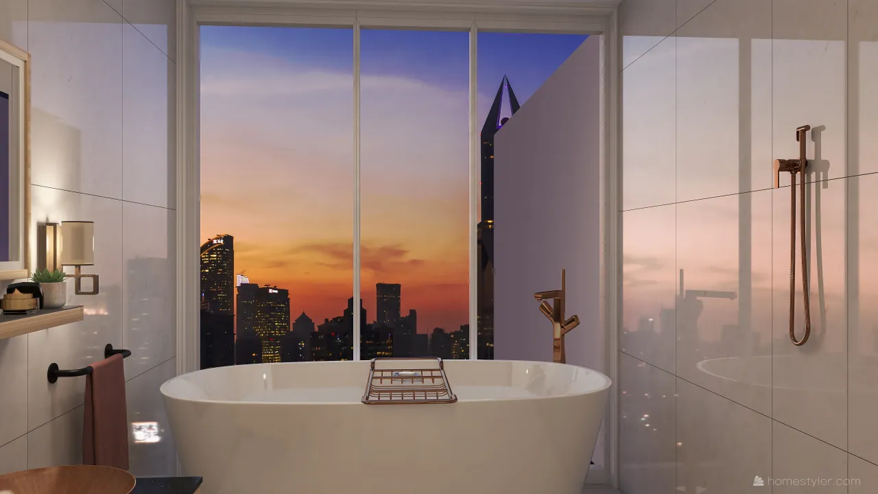 Bathroom 3d design renderings