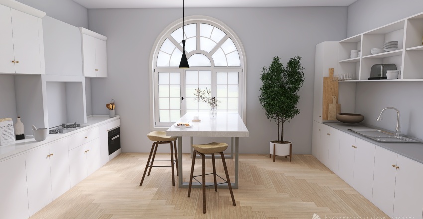 Kitchen in paradise 3d design renderings