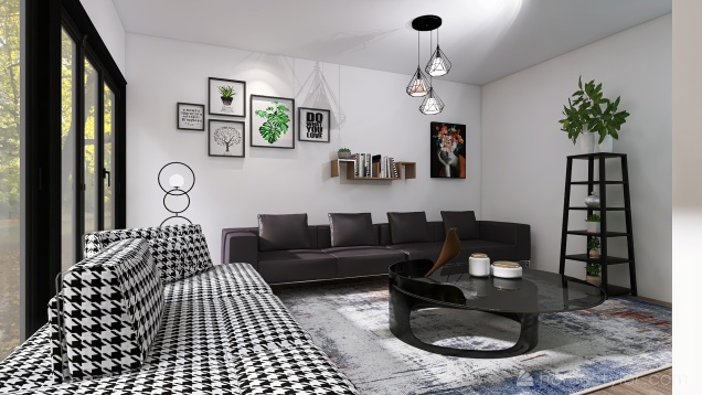 Black And White Apartment
