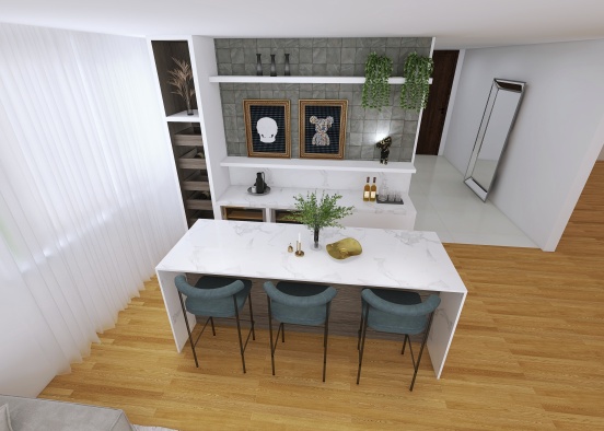 Stefy & Felipe Living Room Design Rendering
