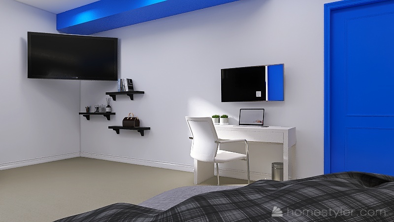 my personal bedroom 3d design renderings