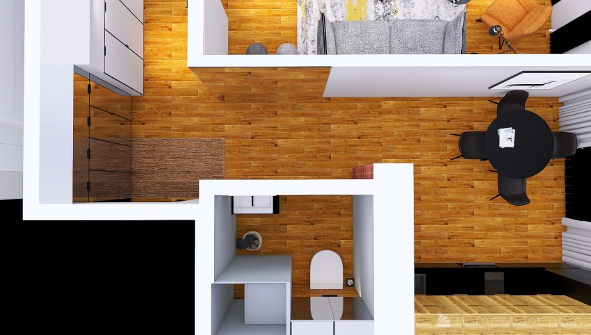 Проект 3х комнатной квартиры 3d design picture 104.25