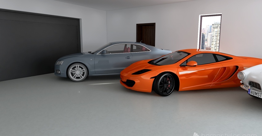 Garage 3d design renderings