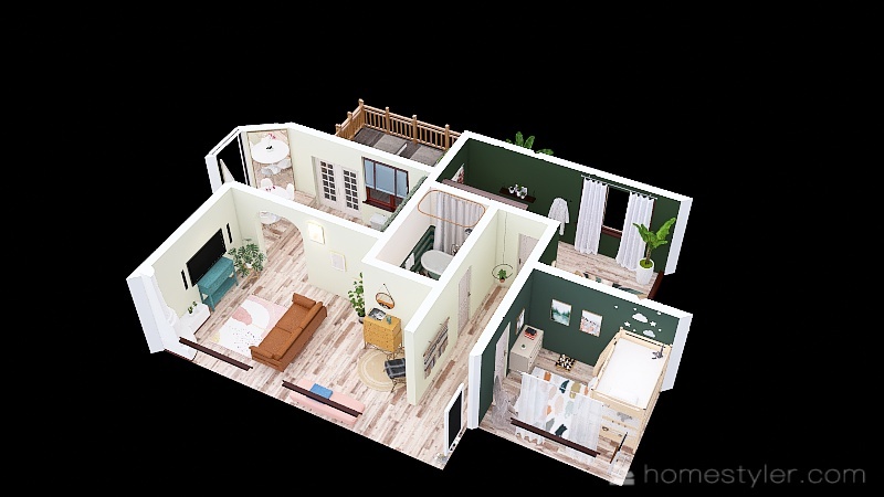 Vacation House 3d design picture 116.74