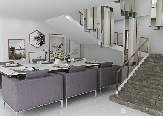 Luxury 2 floor house! Design Rendering