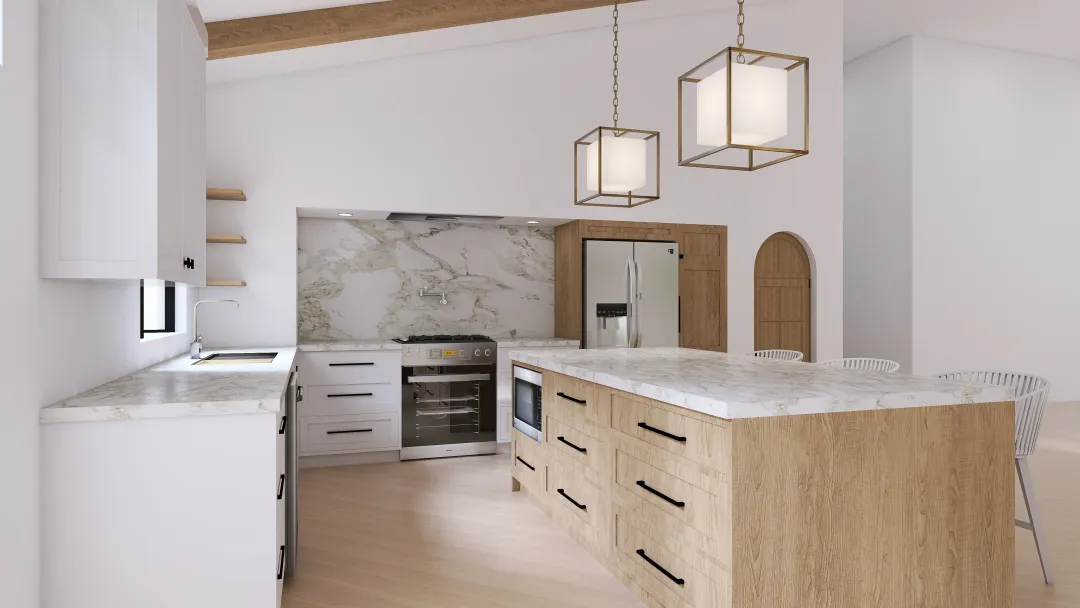 Cottonwood Kitchen 3d design renderings