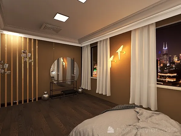 bedroom #1 3d design renderings