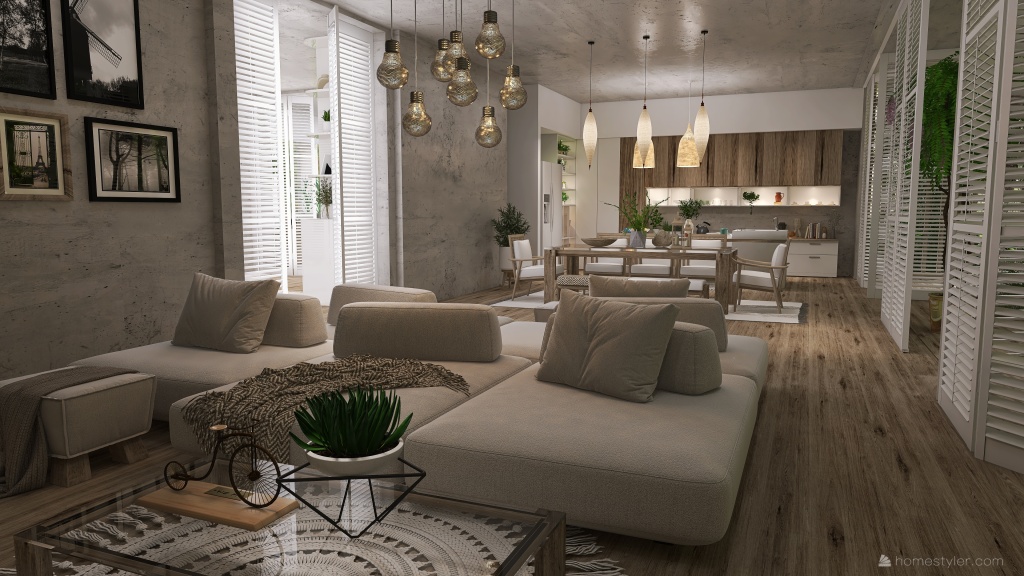 #EcoHomeContest - The Eco-Theory 3d design renderings