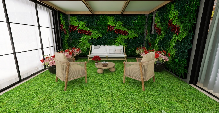#EcoHomeContest A natural home 3d design renderings