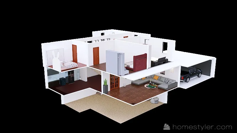 Modern Cali Home 3d design picture 381.58