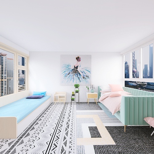 Kaelyn and Noel's Bedroom! 3d design renderings