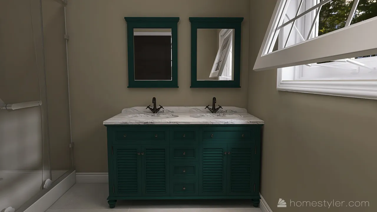 MasterBathroom 3d design renderings