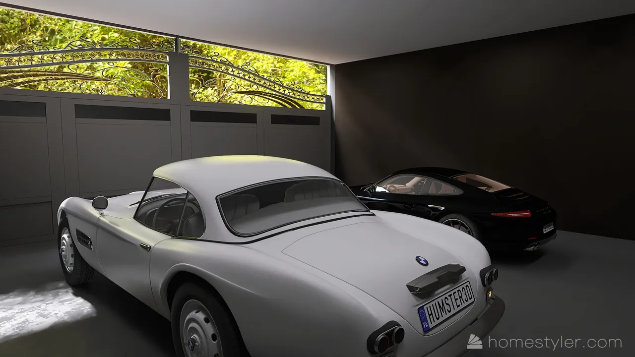 Garage 3d design renderings