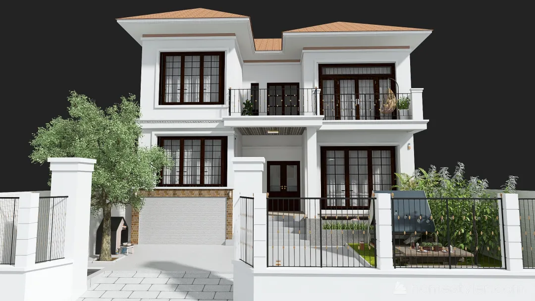 Vietnamese House 3d design renderings