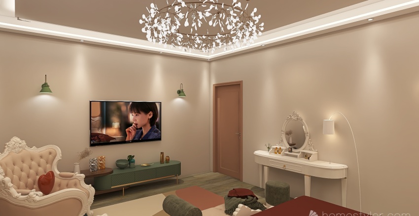 Bsoom Bedroom master 3d design renderings