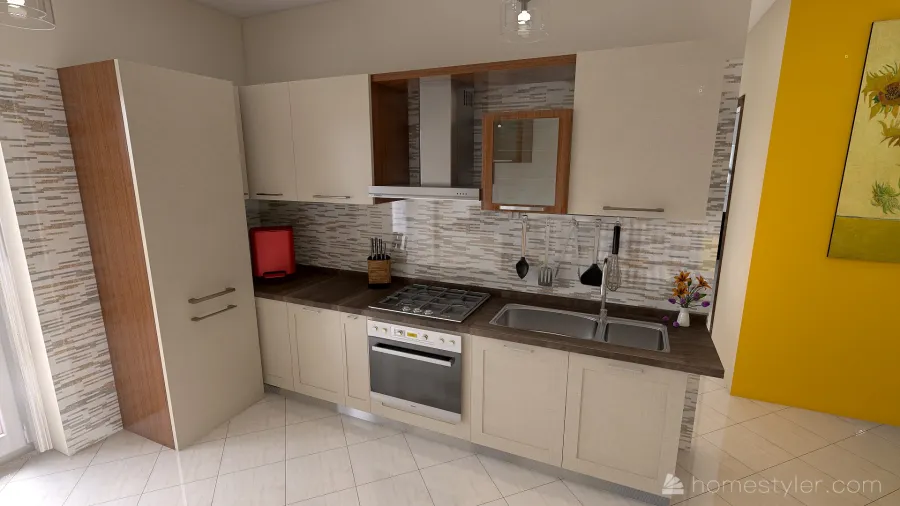 Cucina 3d design renderings