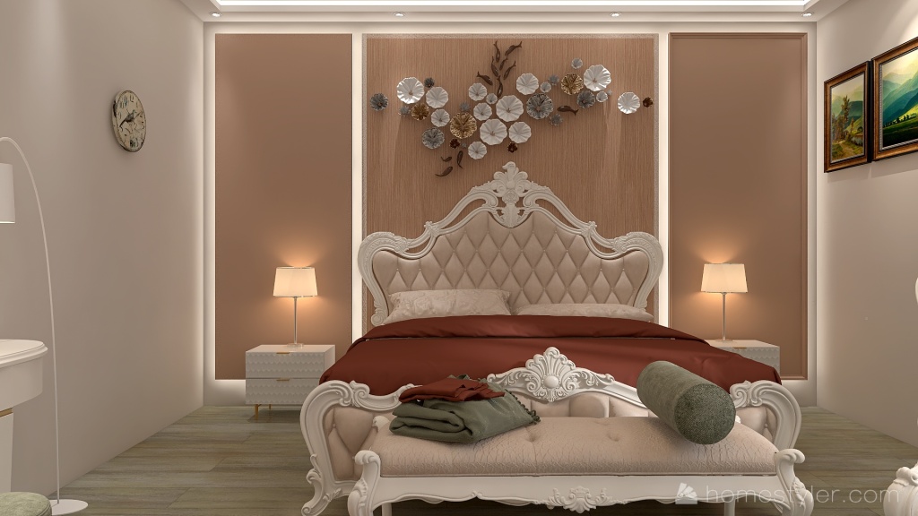 Bsoom Bedroom master 3d design renderings