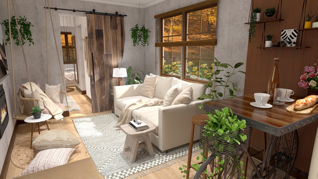 Sustainable Energy Efficient Tiny Home #EcoHomeContest 3d design renderings
