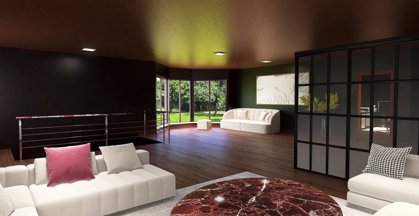 Upstairs Lounge 3d design renderings