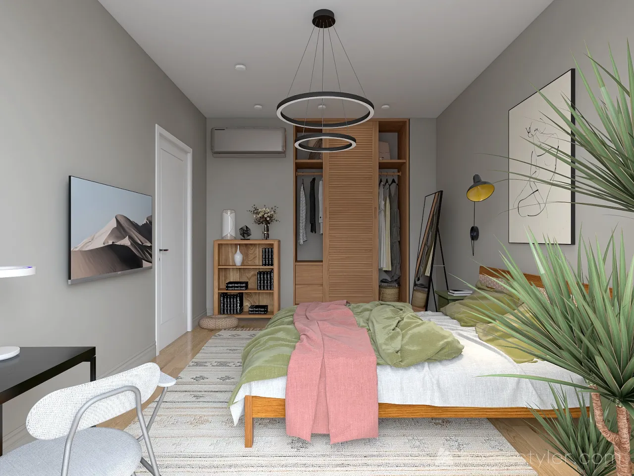 Bedroom 3d design renderings