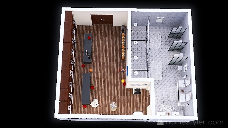 Locker Room Contest 3d design renderings