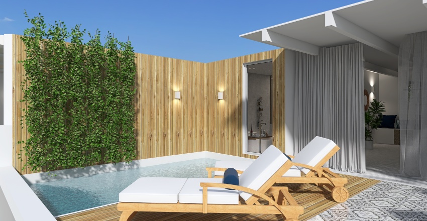 Costal ROOM SUITE - GREEK STYLE 3d design renderings