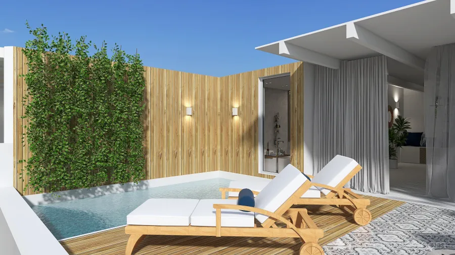 Costal ROOM SUITE - GREEK STYLE 3d design renderings