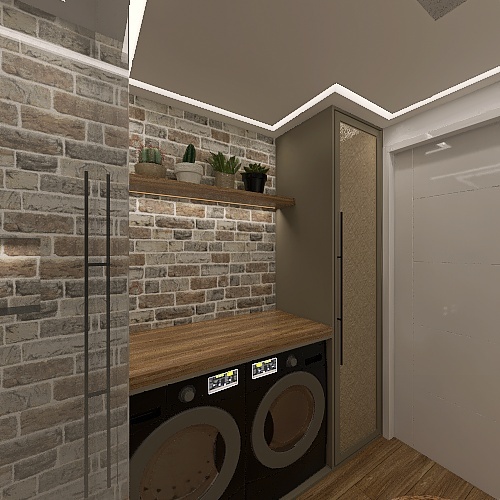 #EcoHomeContest - One bedroom apartment 3d design renderings