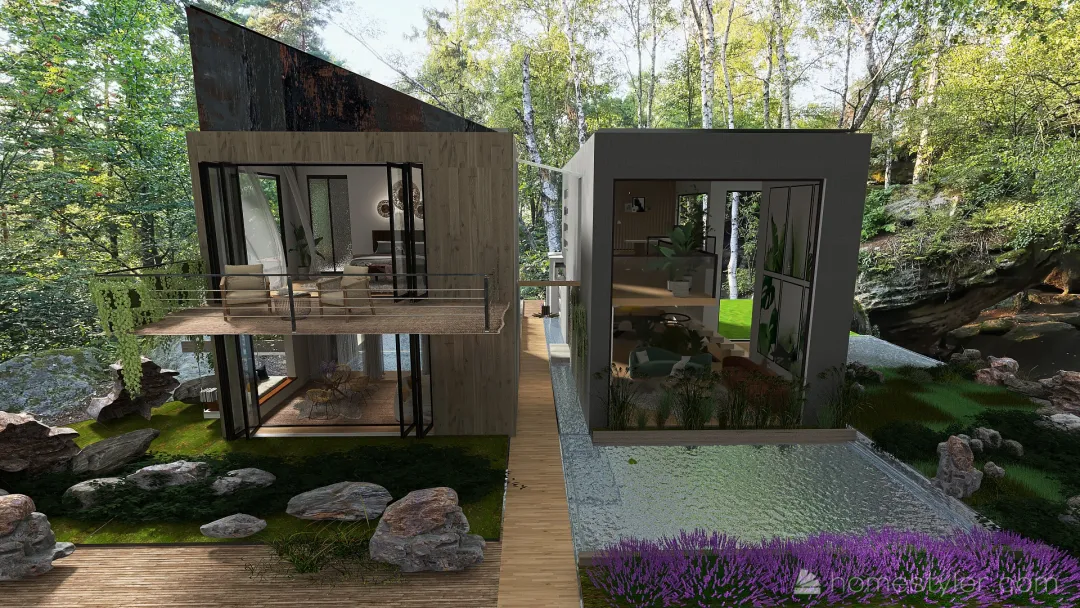 #EcoHomeContest 3d design renderings
