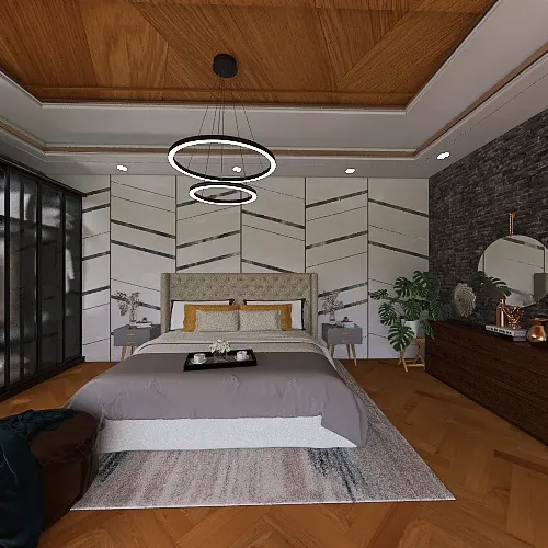 Modern Duplex House 3d design renderings