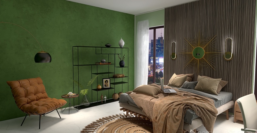 luxury  bedroom 3d design renderings