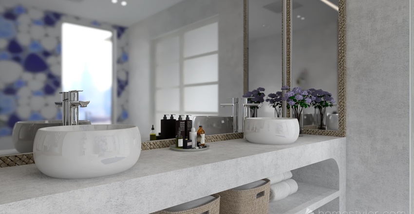 Costal Bathroom 2 3d design renderings