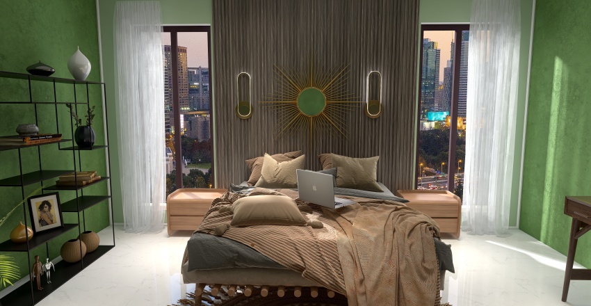 luxury  bedroom 3d design renderings