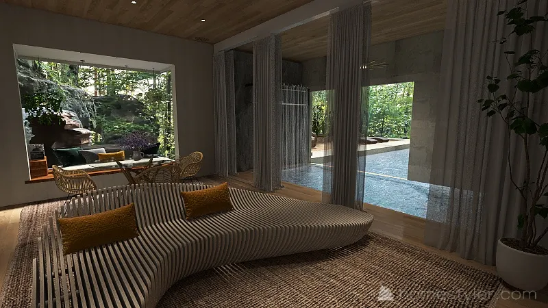 Pool House 3d design renderings
