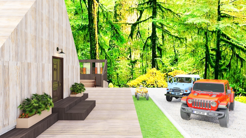 #EcoHomeContest-Mother nature around the corner 3d design renderings