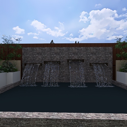 Modern Duplex House 3d design renderings