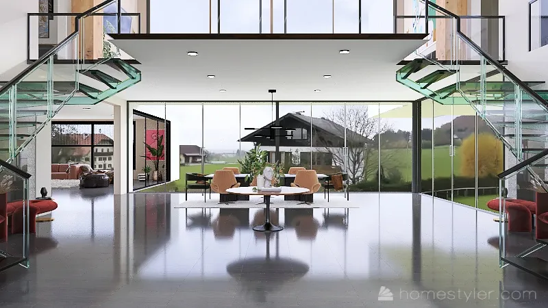California house 3d design renderings