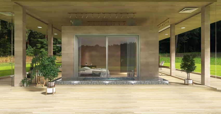 #EcoHomeContest- GlassHouse 3d design renderings