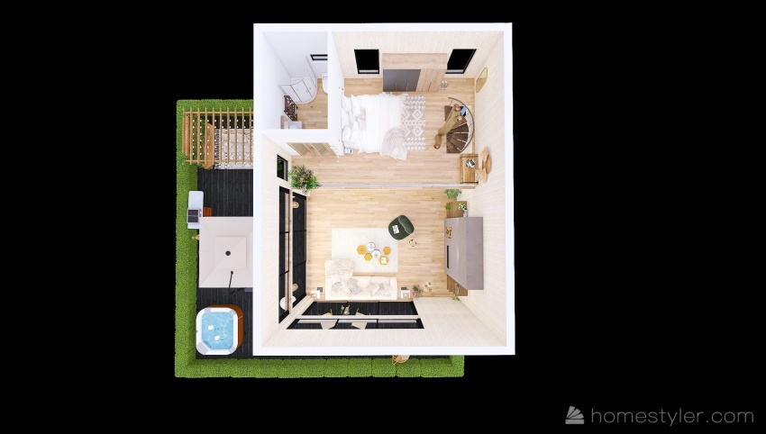 #EcoHomeContest - Maison contemporaine en bois 3d design picture 239.22