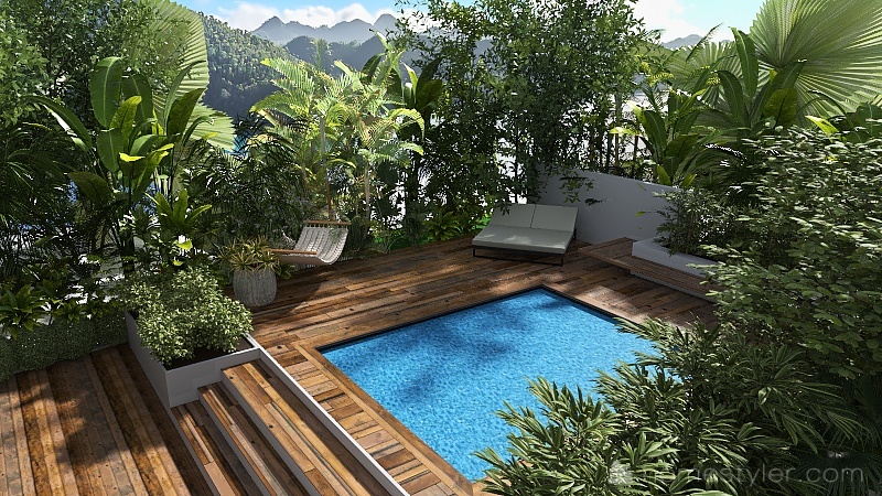 #Ecohomecontest Eco Home Inspired (Nature + Wood) 3d design renderings