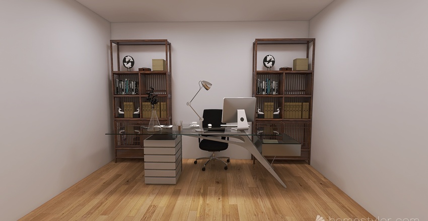 Library 3d design renderings